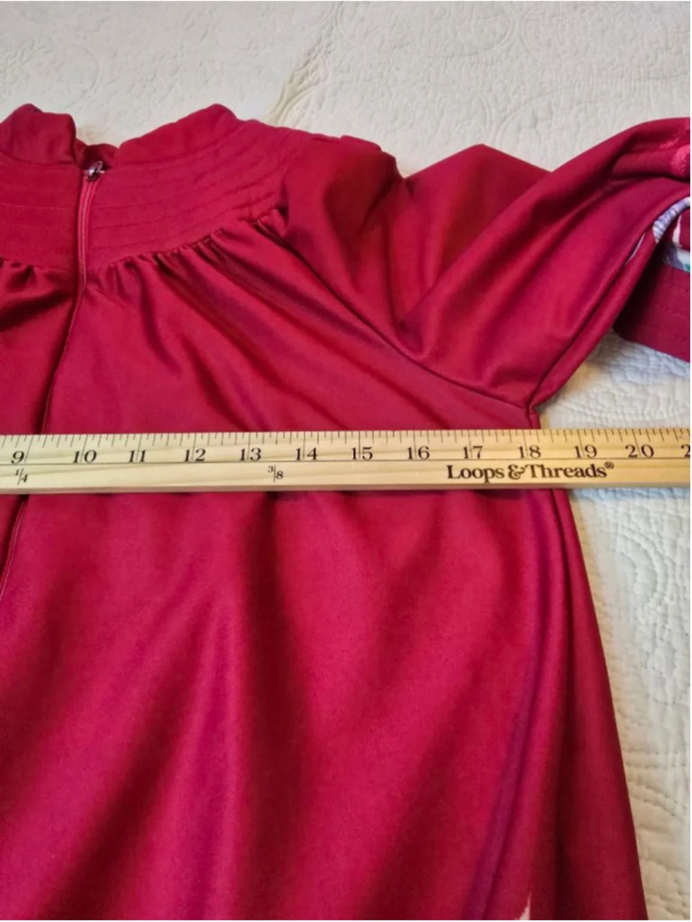Rare Vintage JCPenney Magenta Floral Kaftan Loungewear Robe Small GrandmaCore